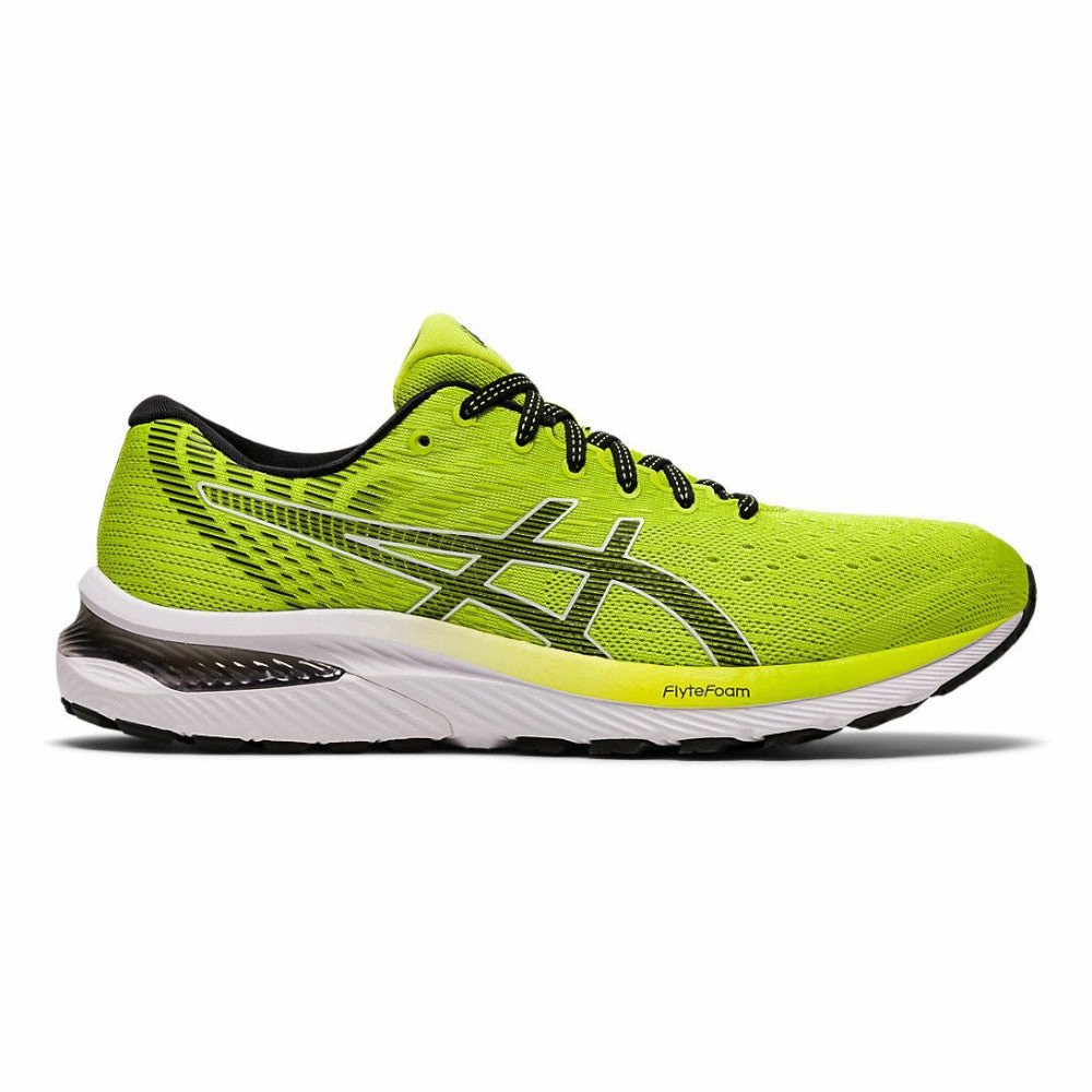 Asics Vintage Wrestling Shoes Men's Asics Gel-Cumulus 22, Lime Zest/Black, 12 D Medium