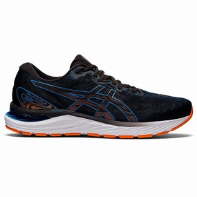 Men's Asics Gel-Cumulus 23, Black/Reborn Blue, 9 D Medium Asics Gel Contend 9 Wide Running Shoes