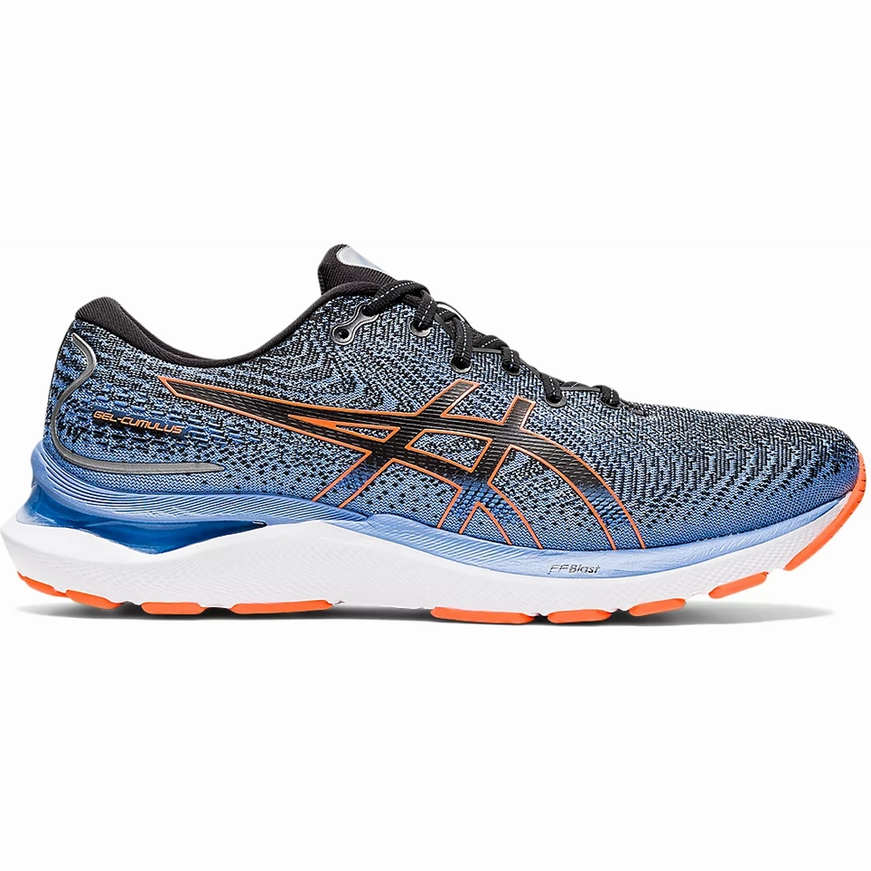 Asics Shoe Guarantee Men's Asics Gel-Cumulus 24, Black/Shocking Orange, 12 D Medium