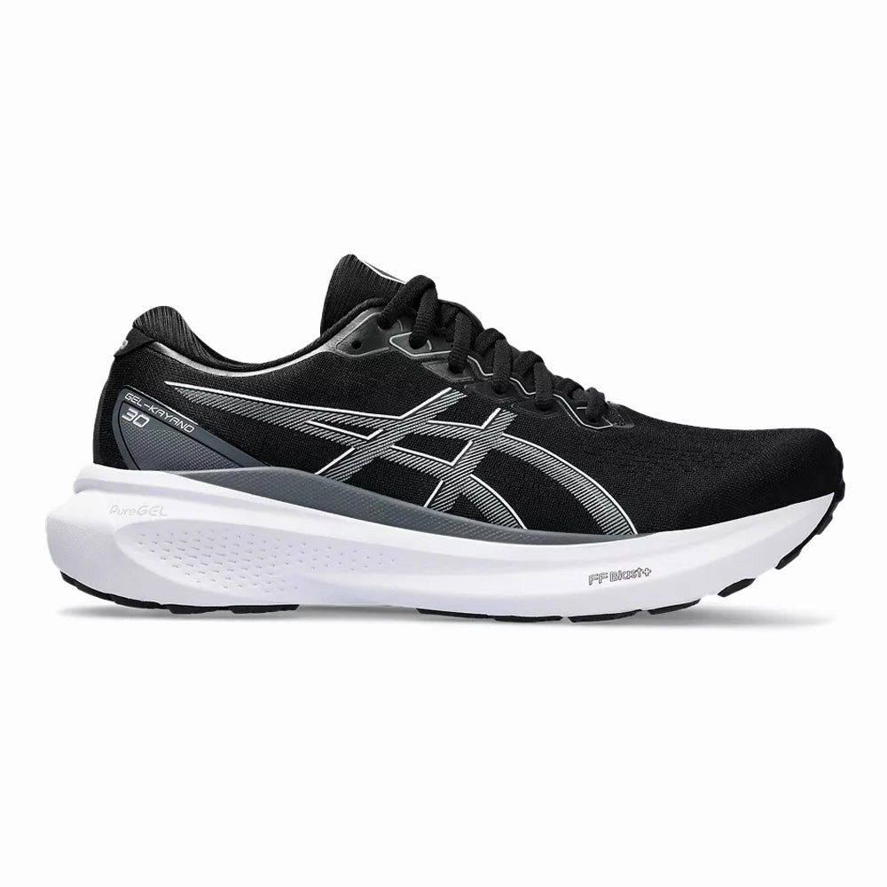 Asics Marathon Running Shoes Men's Asics Gel-Kayano 30, Black/Sheet Rock, 12 2E Wide