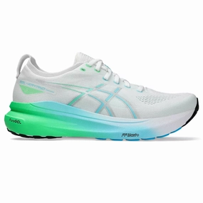 Men's Asics Gel-Kayano 31, White/Bright Cyan, 9.5 D Medium Asics Dan Gable Ultimate 4 Wrestling Shoes