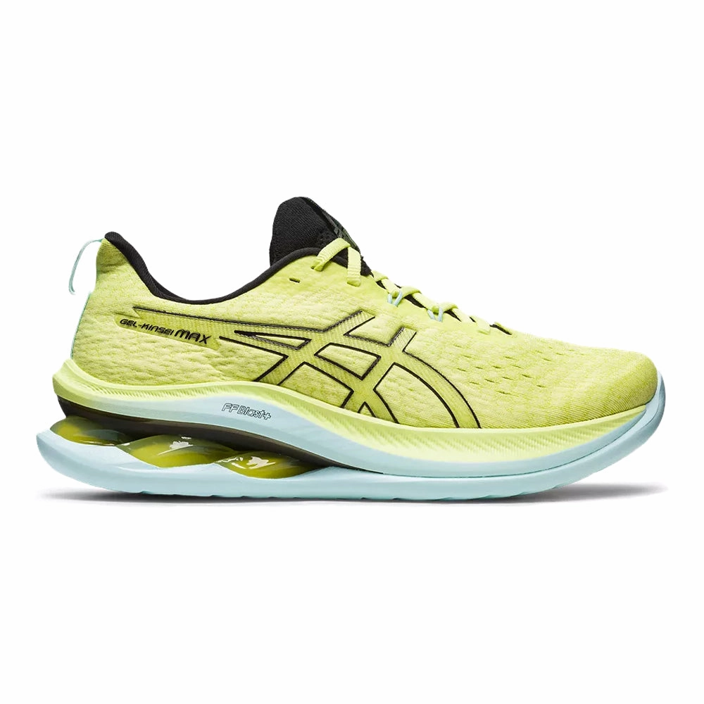Men's Asics Gel-Kinsei Max, Glow Yellow/Black, 13 D Medium Tiger Shoes Asics