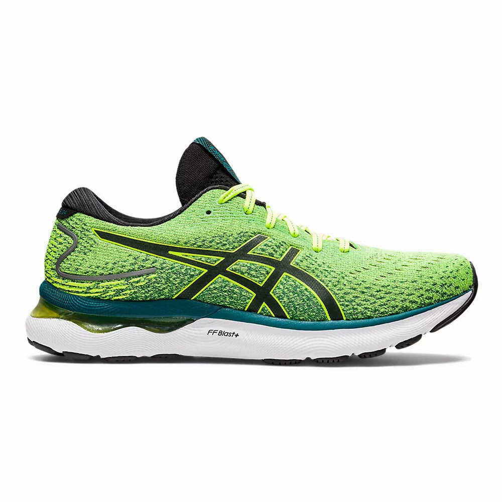 Men's Asics GEL-Nimbus 24, Safety Yellow/Black, 8.5 D Medium Asics Metaspeed Sky Tokyo Running Shoes