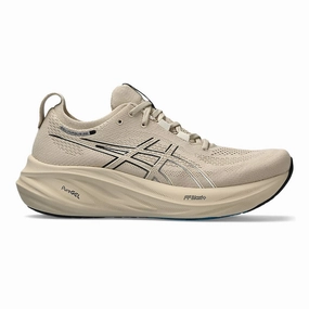 Men's Asics GEL-Nimbus 26, Feather Grey/Black, 9 D Medium Cricketers Wearing Asics Shoes
