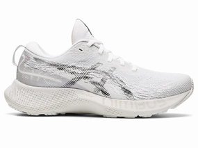 Asics Flytefoam Tennis Shoes Men's Asics Gel-Nimbus Lite 3, White/Black, 10.5 D Medium