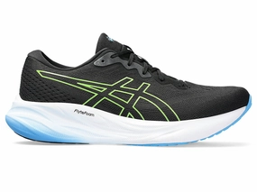 Men's Asics Gel-Pulse 15, Black/Electric Lime, 11.5 D Medium Trusstic System Asics Running Shoes