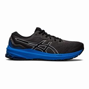 Asics Shoe Store Near Me Men's Asics GT-1000 11, Black/Electric Blue, 11.5 D Medium