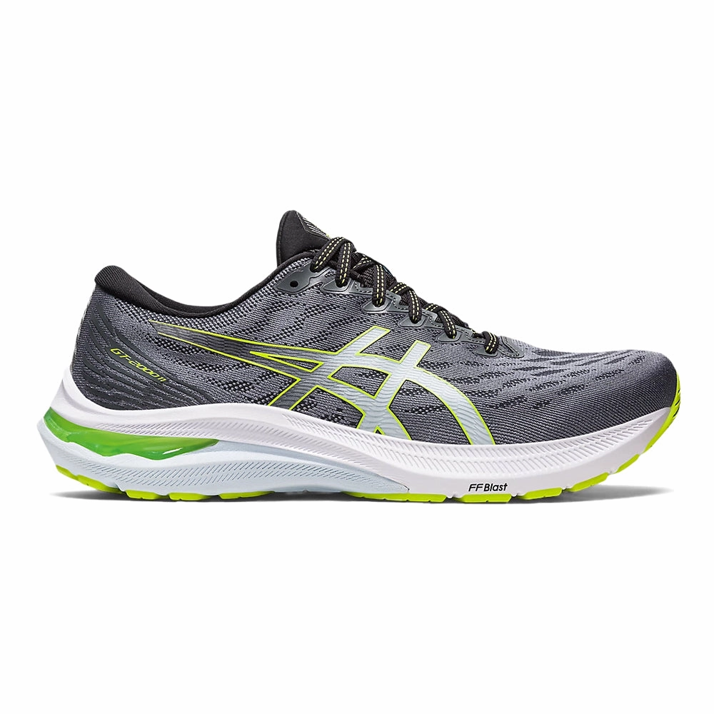 Asics Tennis Shoes Ff2 Men's Asics GT-2000 11, Metropolis/Lime Zest, 8 D Medium