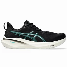 Men's Asics GT-2000 13, Black/Wave Teal, 8.5 D Medium Asics Japan Walking Shoes