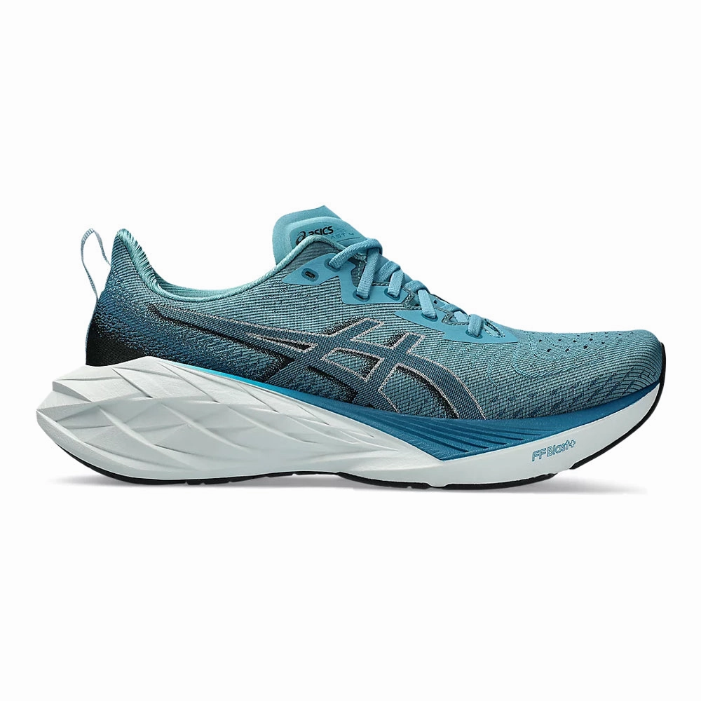 Men's Asics Novablast 4, Blue Teal/Evening Teal, 9.5 D Medium Asics Shoes Nimbus 19