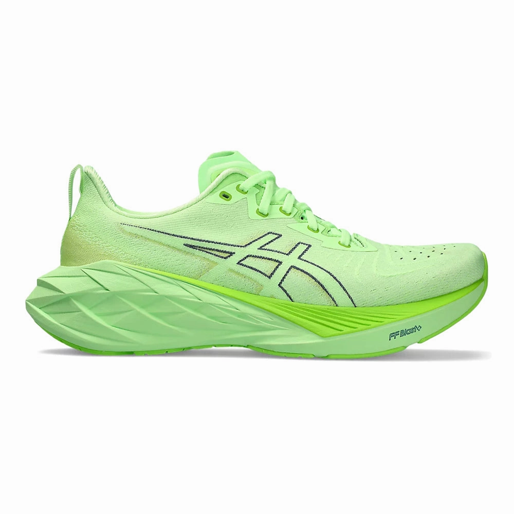 Asics Exercise Shoes Men's Asics Novablast 4, Illuminate Green/Lime Burst, 9.5 D Medium