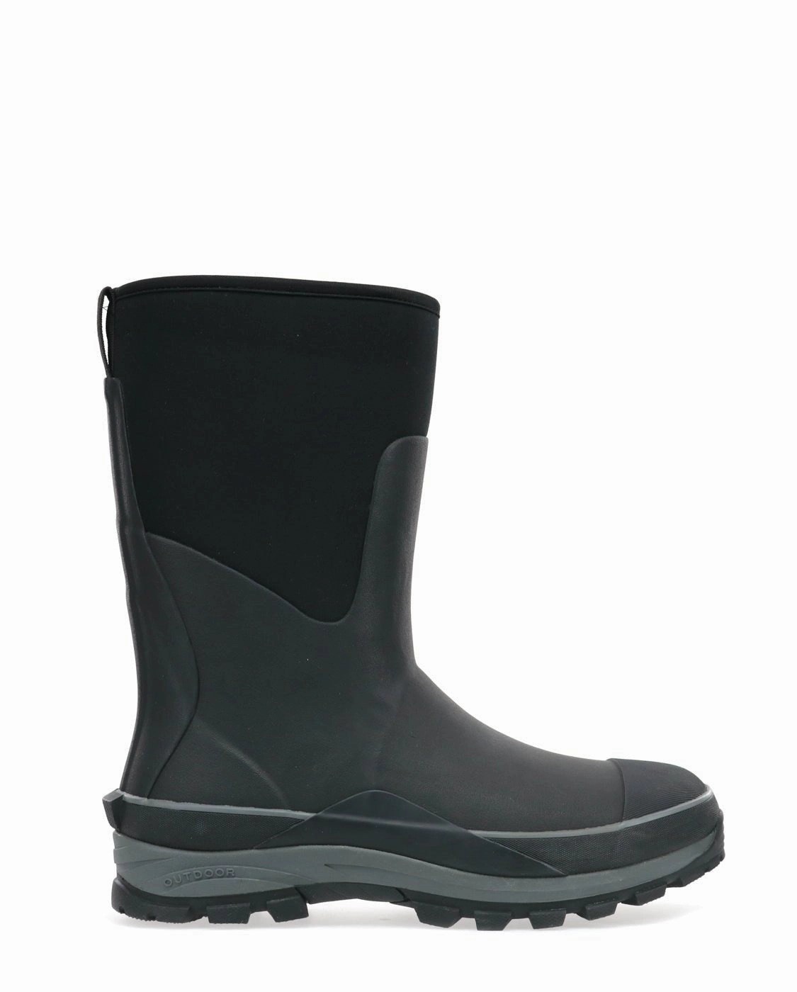 Men's Frontier Neoprene Mid Cold Weather Boot - Black Snow Boots With Liners