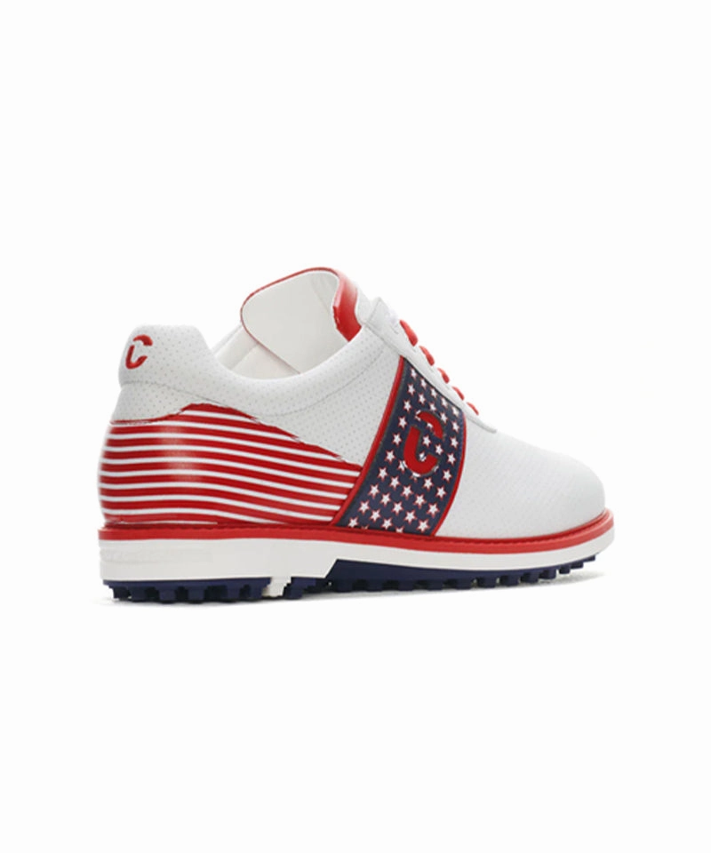 Golf Green MEN'S GOLF SHOES 4TH JULY UNITED - RED/WHITE/BLUE