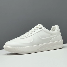 Sneakers Made In Spain Men's Minimalism Embossed Leather Casual Sneakers