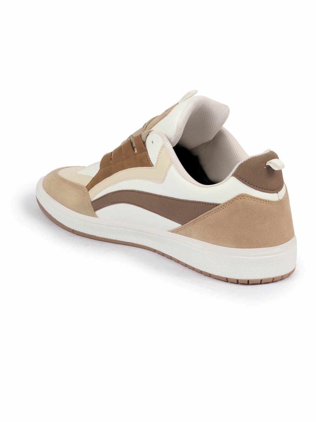 Men White Colorblocked Low Top Classic Lace-Up Sneaker Shoes|Low Ankle Casual Shoes|All Day Comfortable Sneakers Ross Dress For Less Sneakers