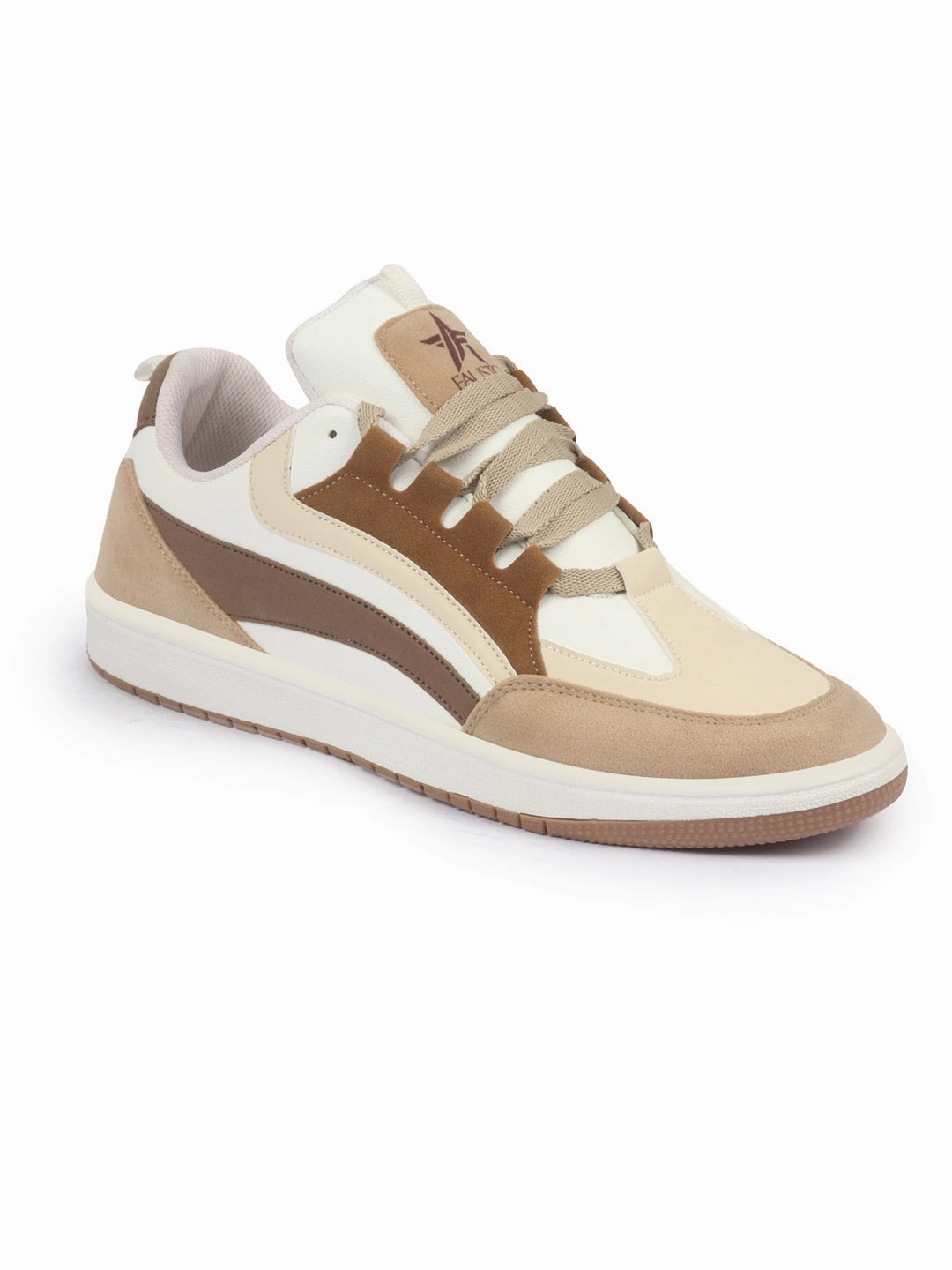 Spira Sneakers Men White Colorblocked Low Top Classic Lace-Up Sneaker Shoes|Low Ankle Casual Shoes|All Day Comfortable Sneakers