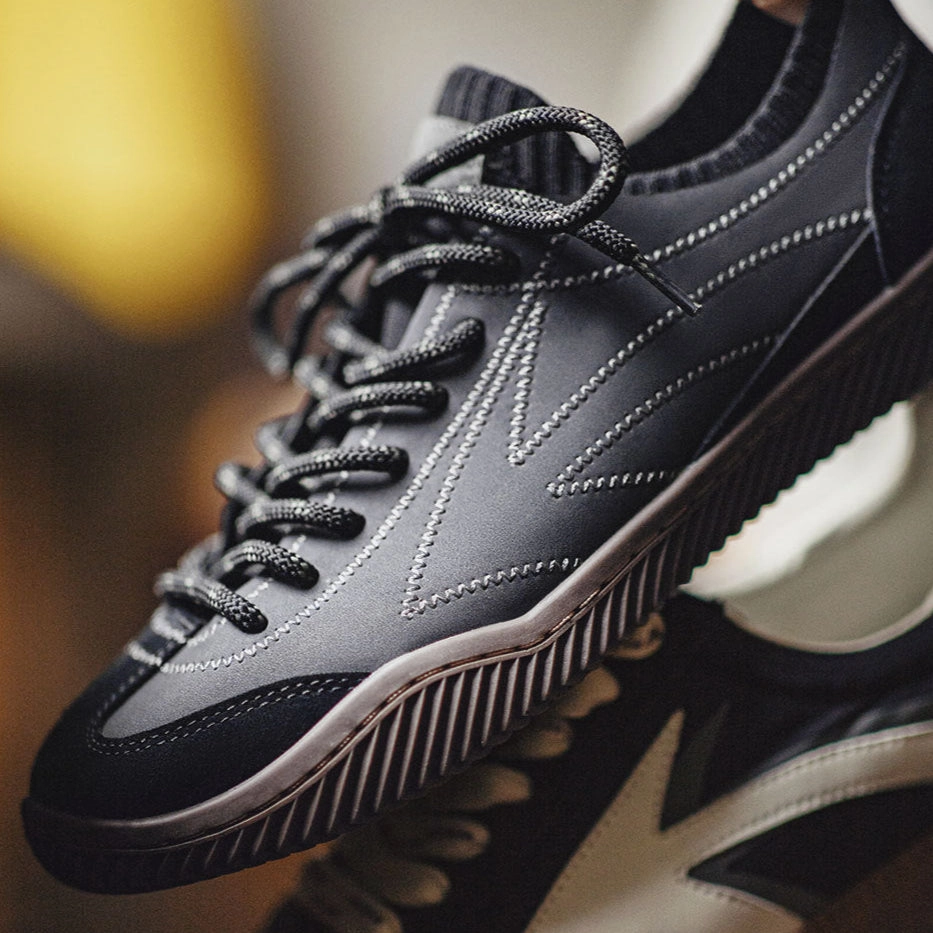 Spring Sneakers Mens Casual Leather Comfortable Low-Top Sneakers