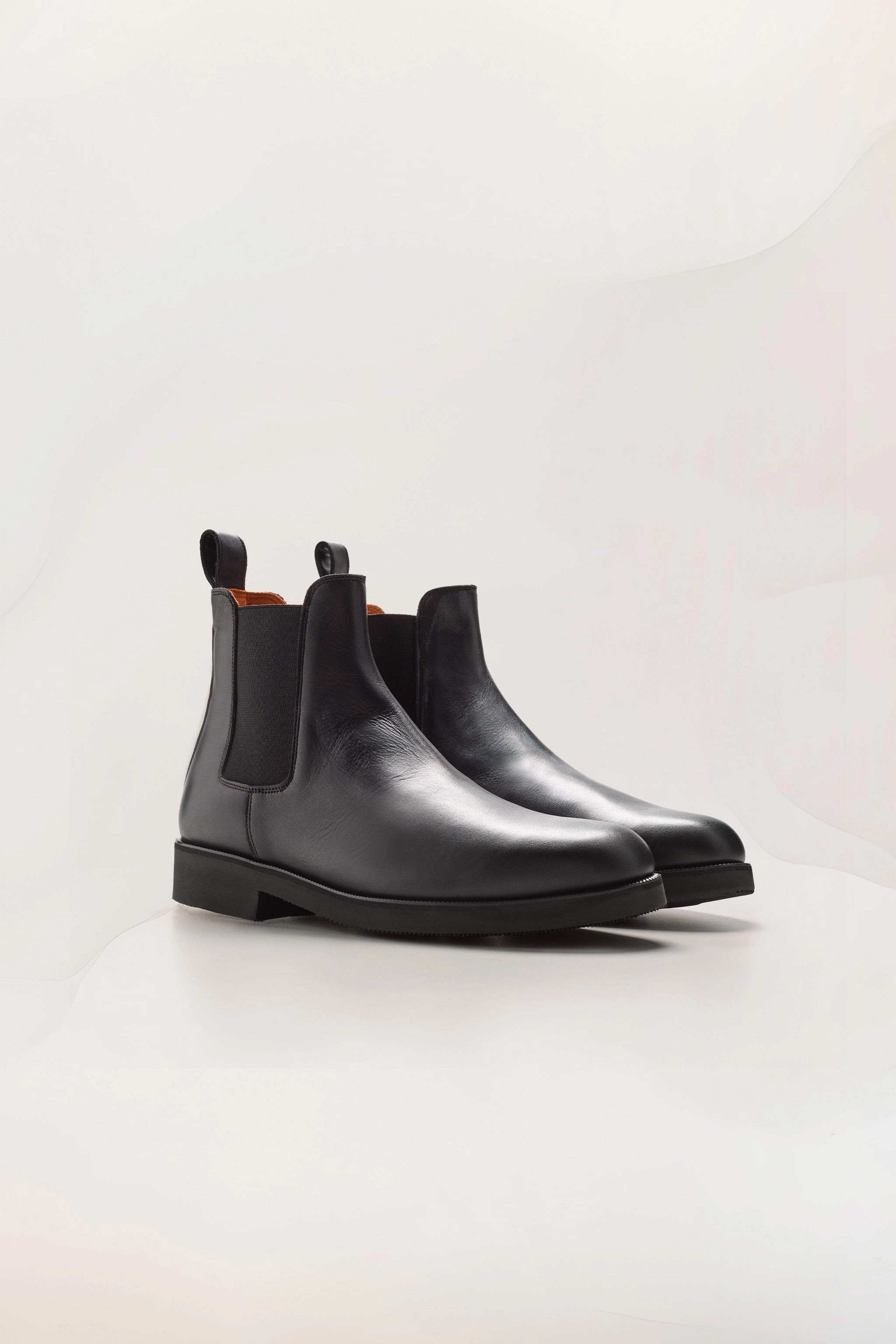 Indonesian Chelsea Boots Mens Redford Chelsea Boots in Black Calf