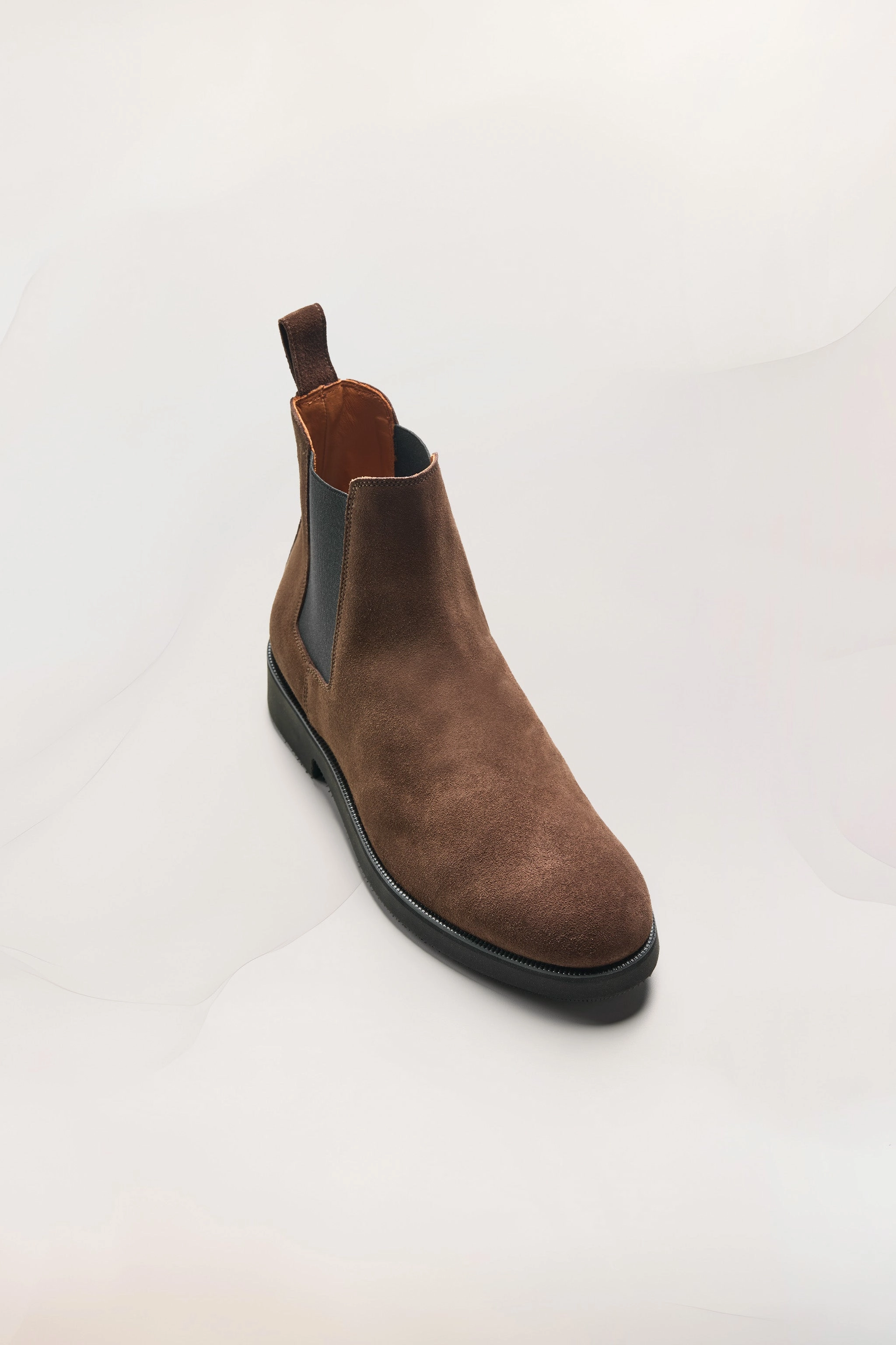Mens Redford Chelsea Boots in Umber Suede Josef Seibel Chelsea Boots