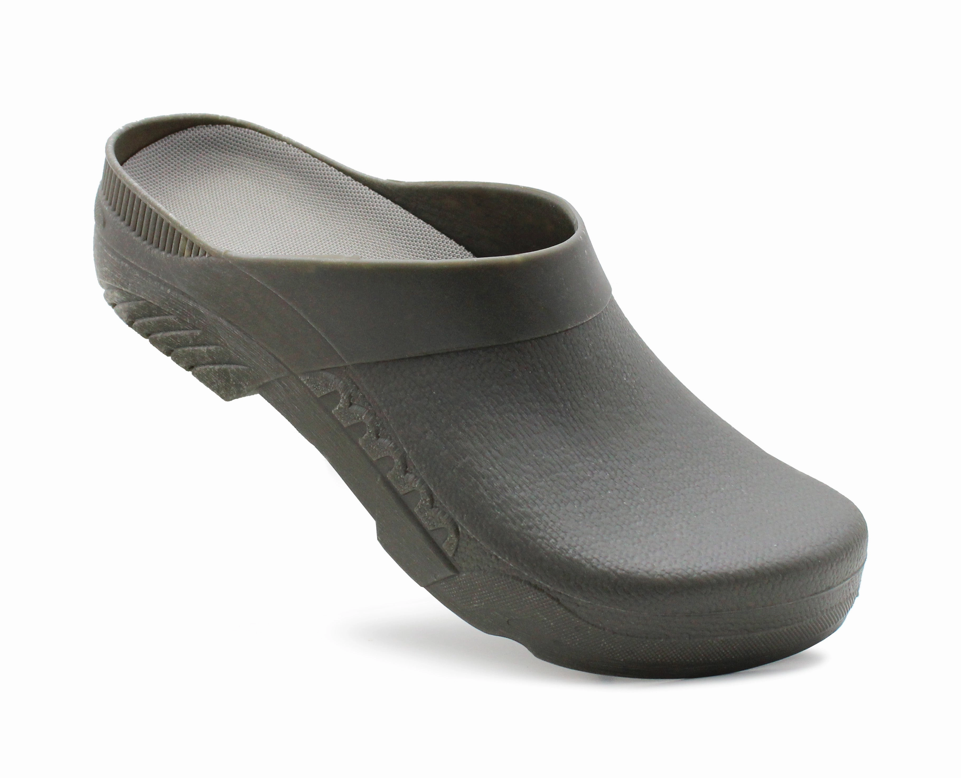 Water Clogs Mens Slip On Garden Clogs Green Waterproof Backless Wellies Gardening Welly Slides Water Shoes