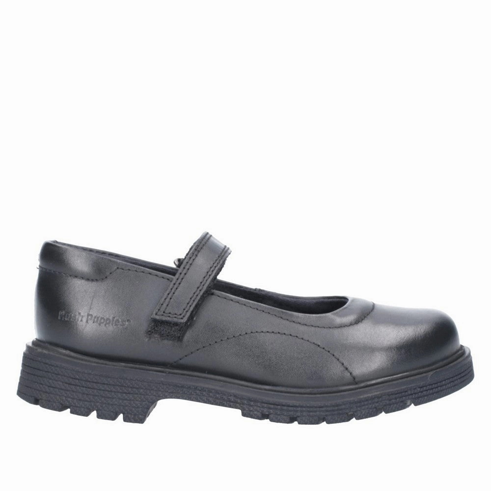 12w Mary Jane Shoes Black Tally Junior School Shoes