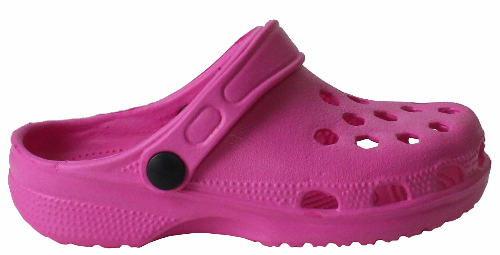 Kids Pink Clogs Lightweight EVA Breathable Girls Slip On Adjustable Garden Beach Pool Slides Sandals Pink Clogs In Fashion