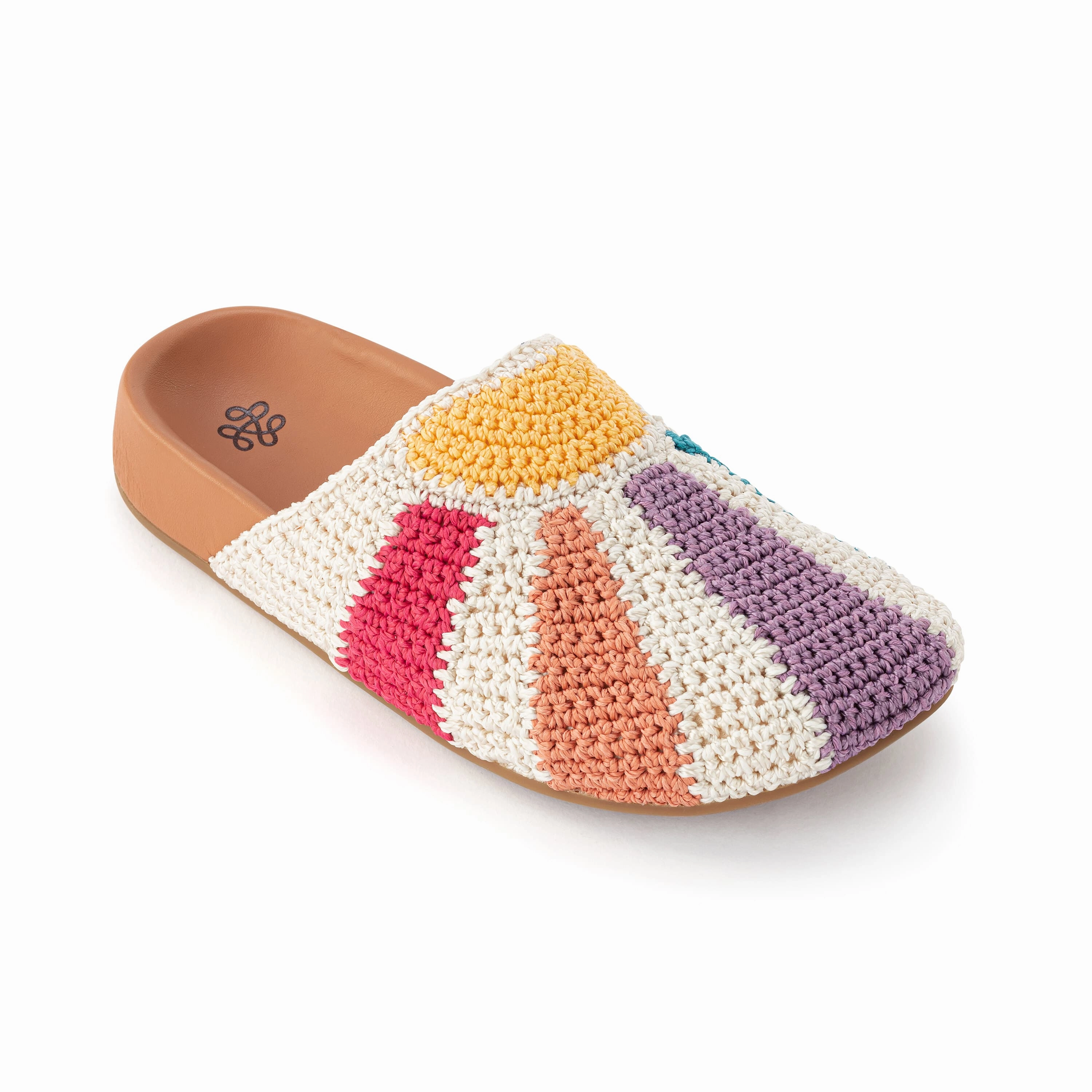 Bolinas Clog - Kids - Hand Crochet - Multi Sunbeam Clogs With Leggings