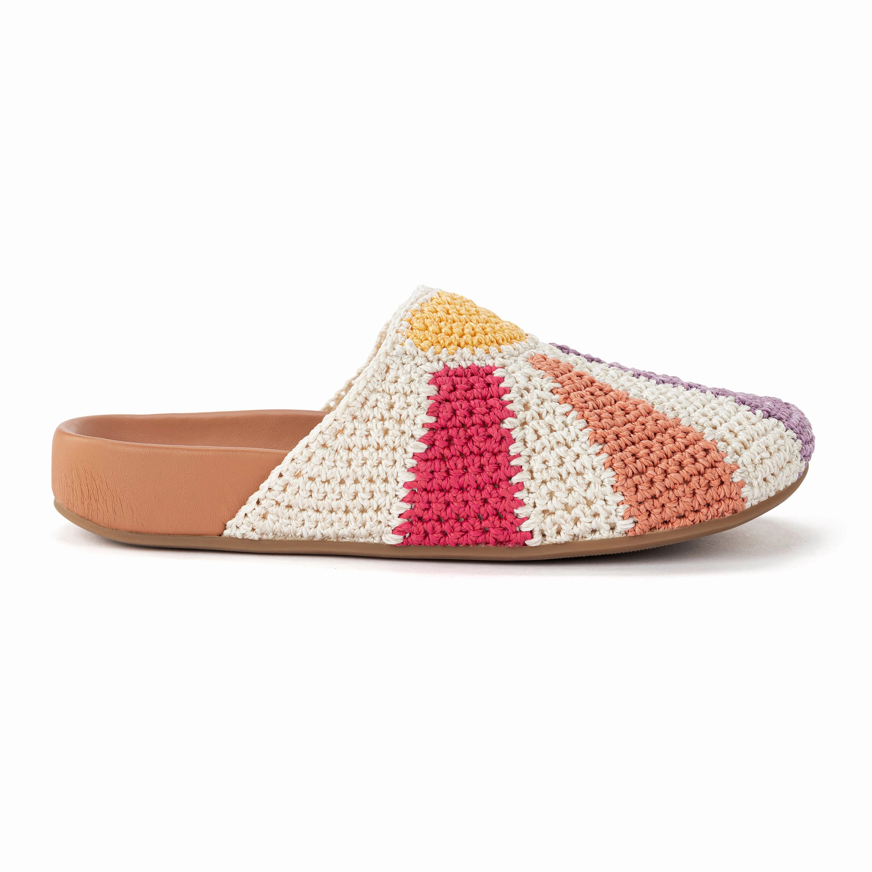 Zippy Clogs Bolinas Clog - Kids - Hand Crochet - Multi Sunbeam