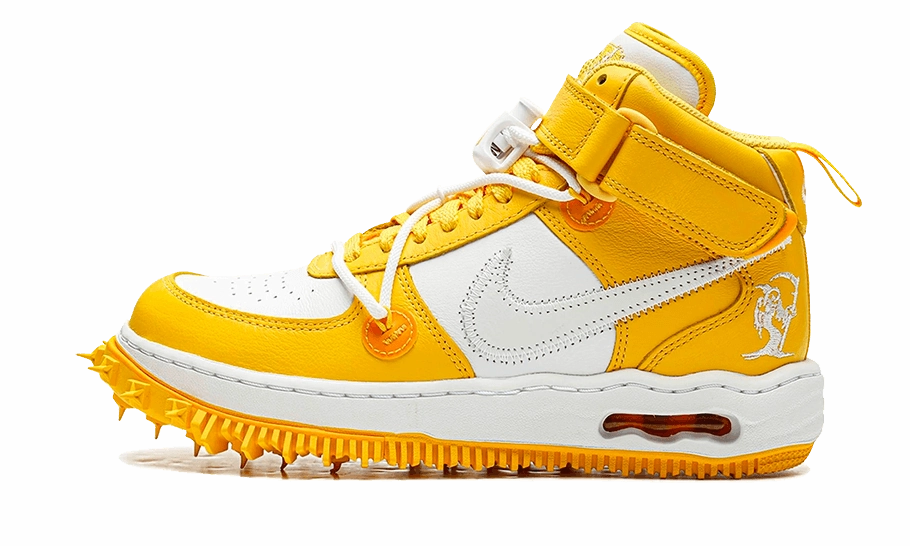 Nike Legacy Shoes Nike Air Force 1 Mid SP Off-White Varsity Maize