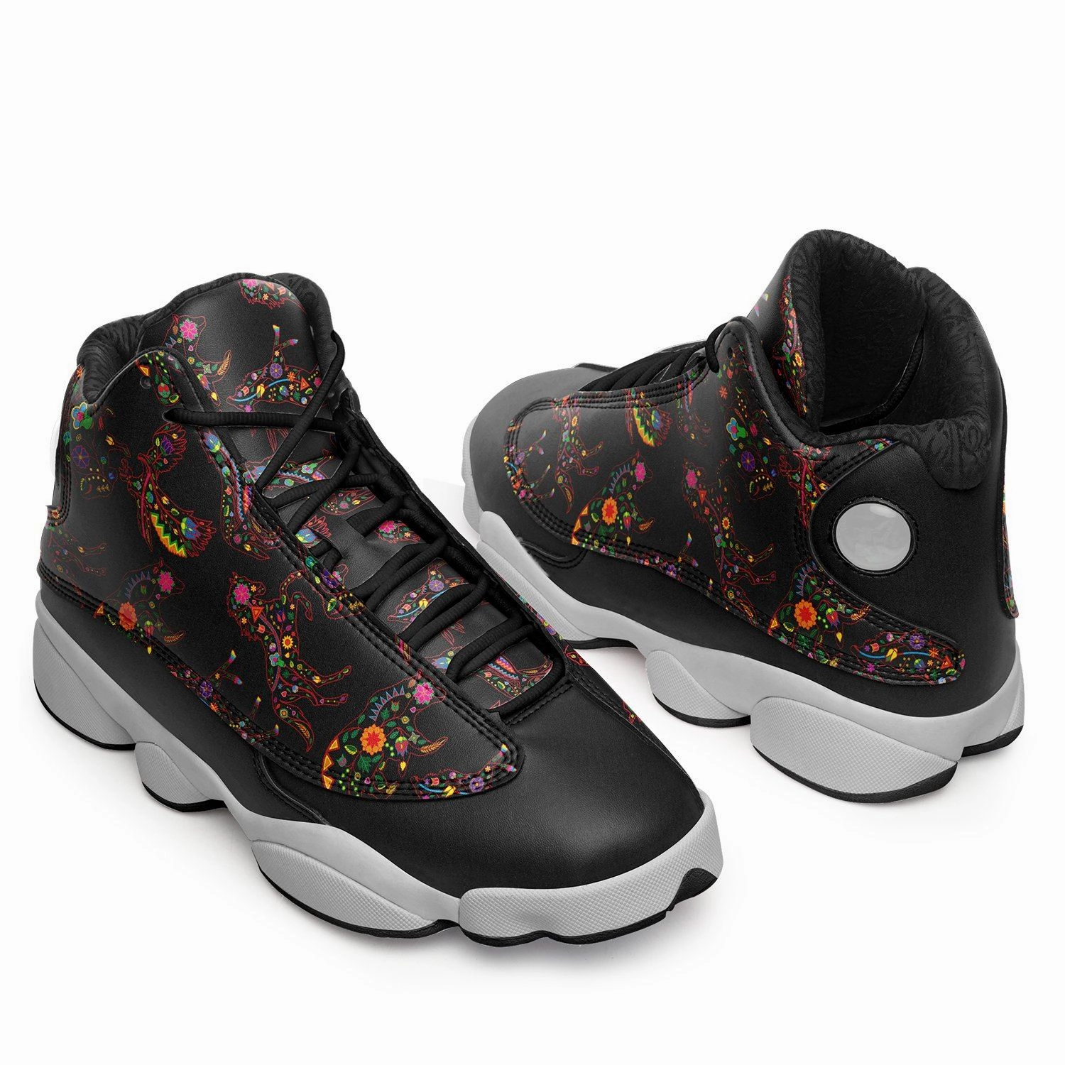 Basketball Shoes Crazy Neon Floral Animals Isstsokini