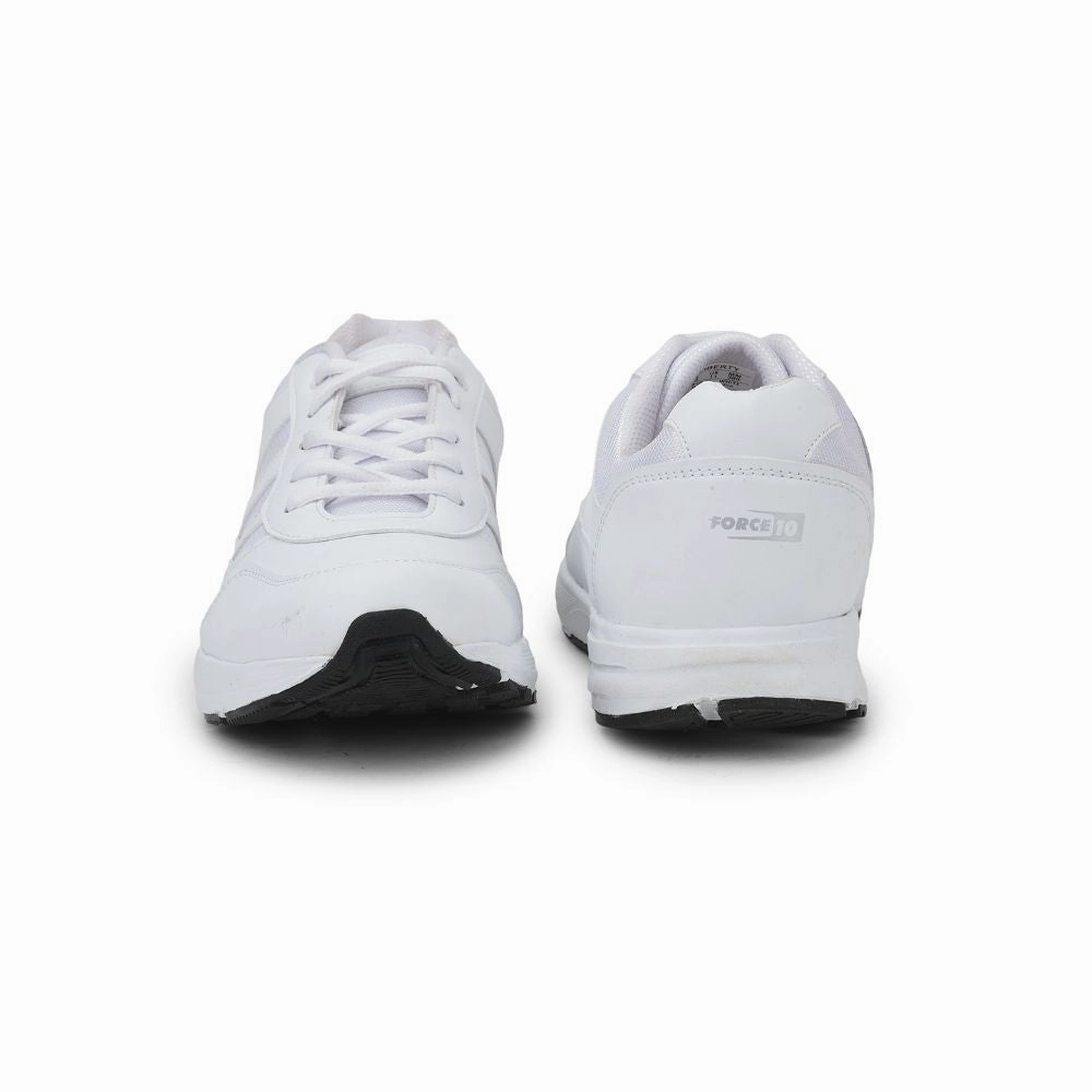 Force 10 By Liberty LB46-EL Sports Lacing Shoes For Kids - White Bunions And Running Shoes