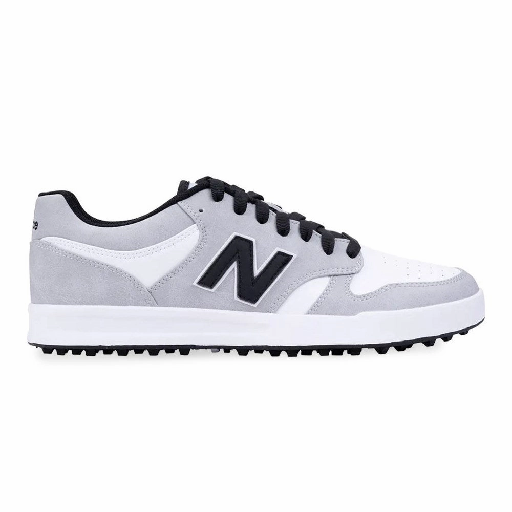 New Balance 480 Spikeless Wide (EE) Golf Shoes -Light Grey Replace Spikes Golf Shoes