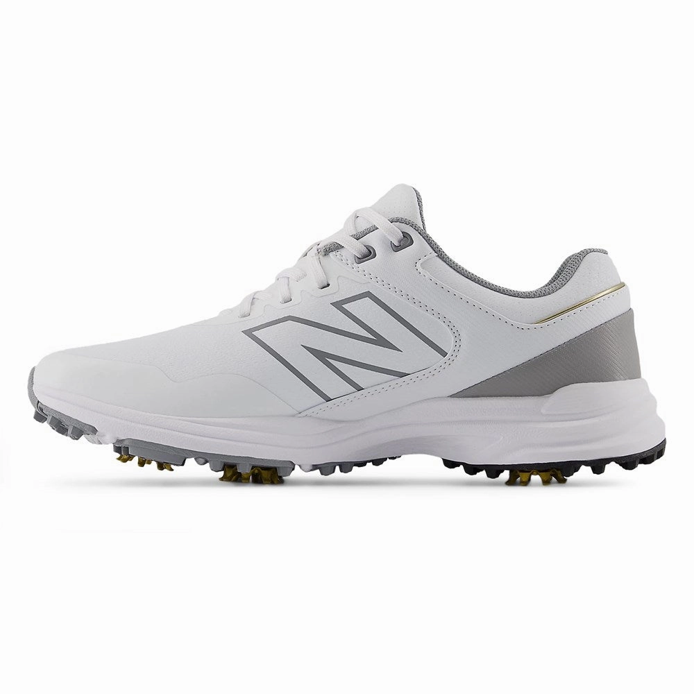 Fore Play Golf New Balance Brighton v2 Wide (EE) Golf Shoes - White/Grey