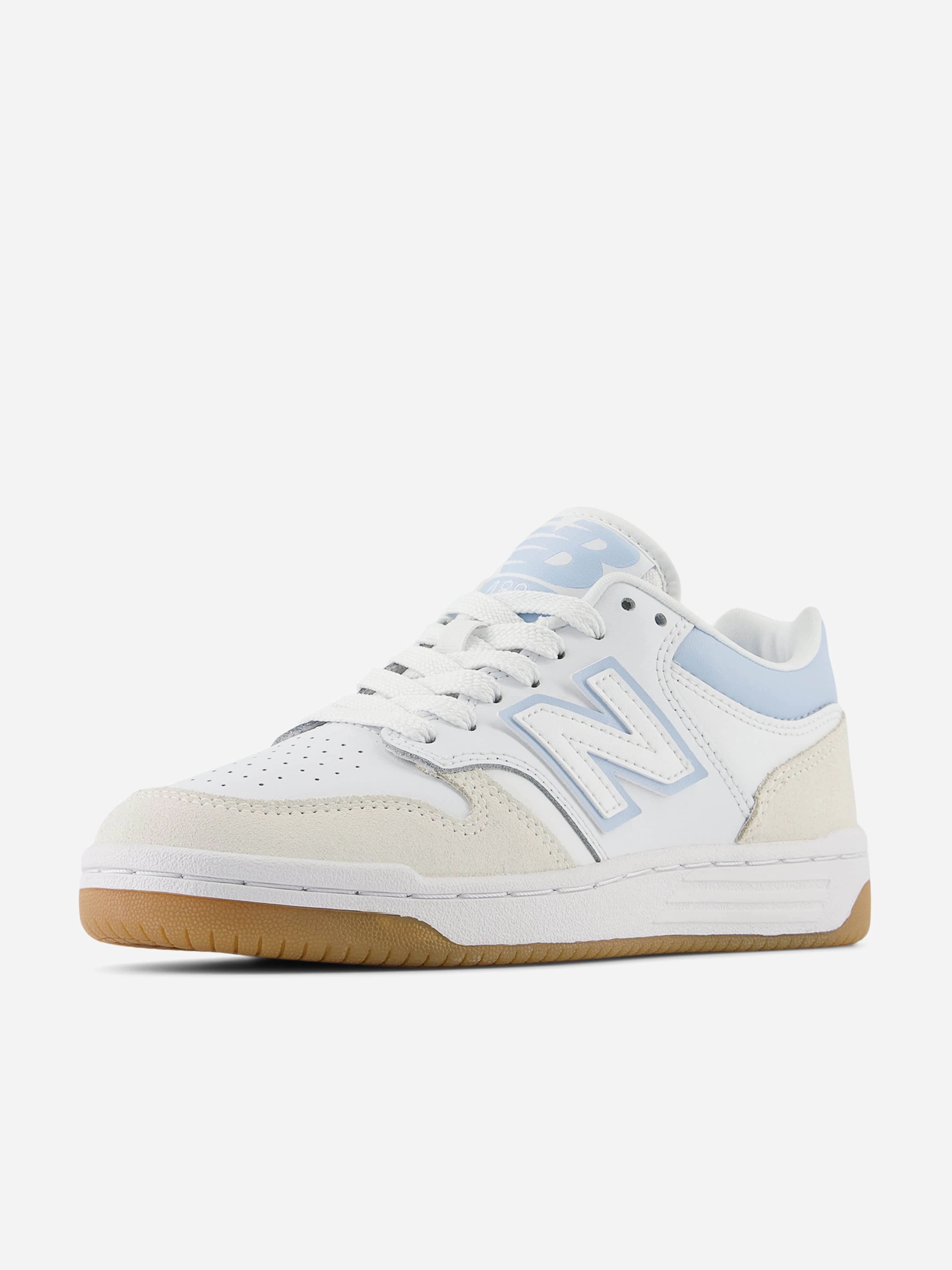 New Balance Kids 480 Trainers in White Best Basketball Shoes For Point Guard