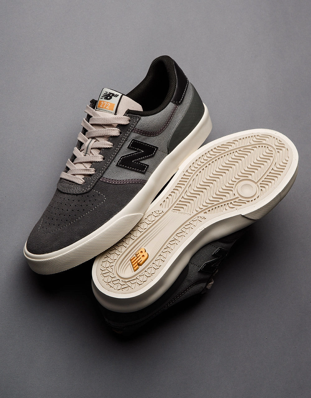 New Balance Numeric 272 Skate Shoes - Grey/Black Customize Skate