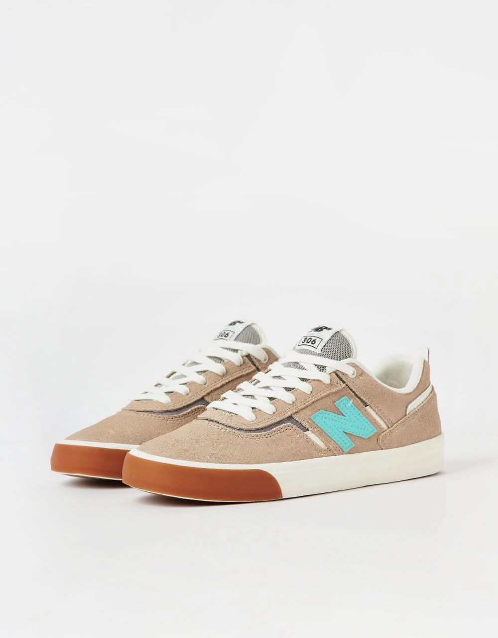 New Balance Numeric Jamie Foy 306 Skate Shoes - Tan/Turquoise Van Skate Shoes