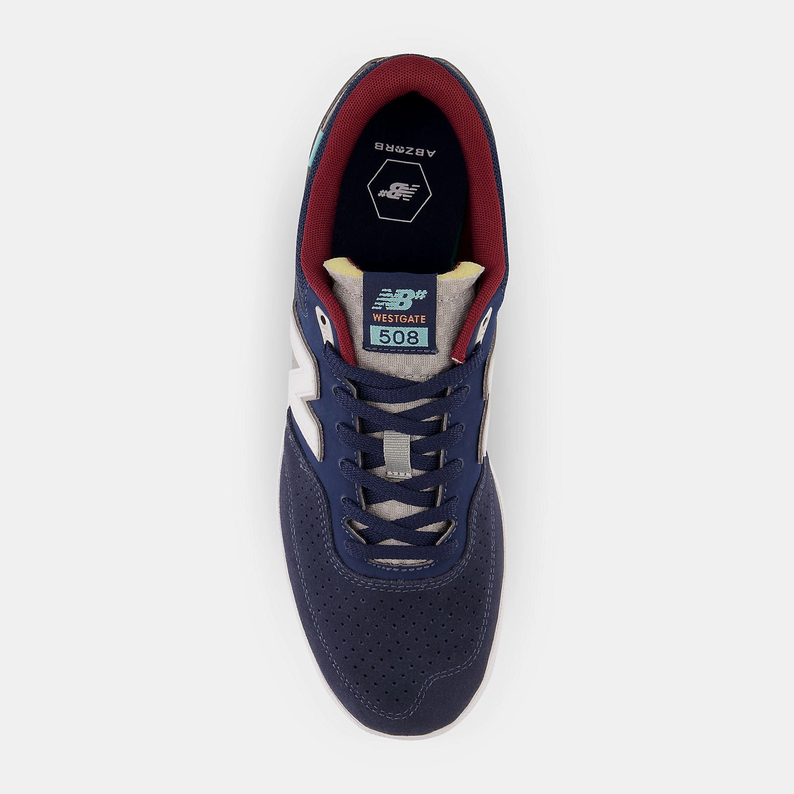 New Balance Numeric Skateboard Shoes 508 Brandon Westgate Navy/Gum Soccer Academy Cleats