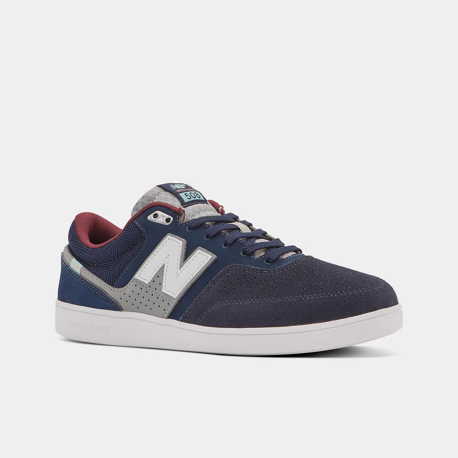 New Balance Numeric Skateboard Shoes 508 Brandon Westgate Navy/Gum High Ankle Soccer Cleats