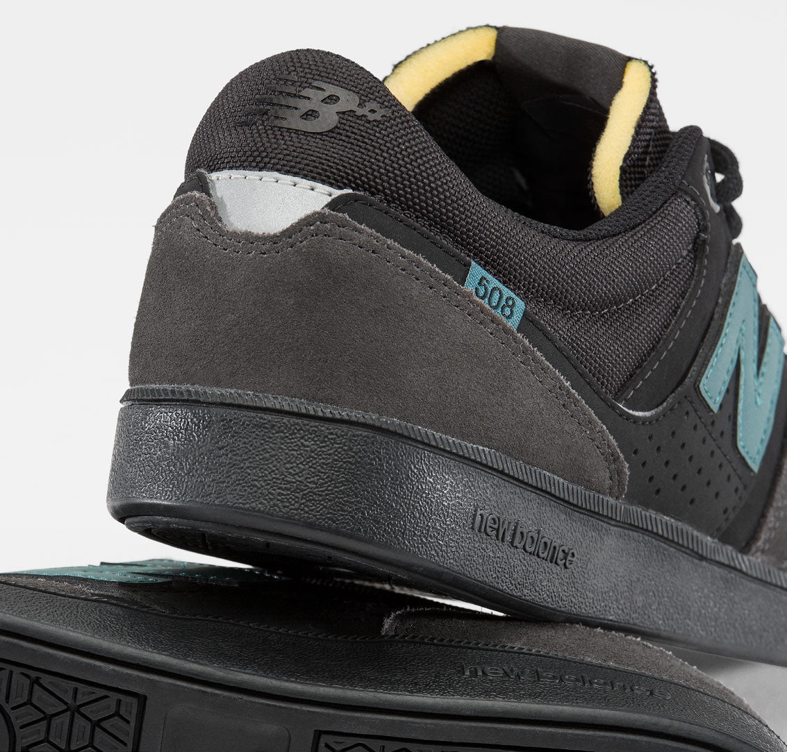 New Balance Numeric Skateboard Shoes Brandon Westgate 508 Dark Grey/Teal Zygo Soccer Cleats