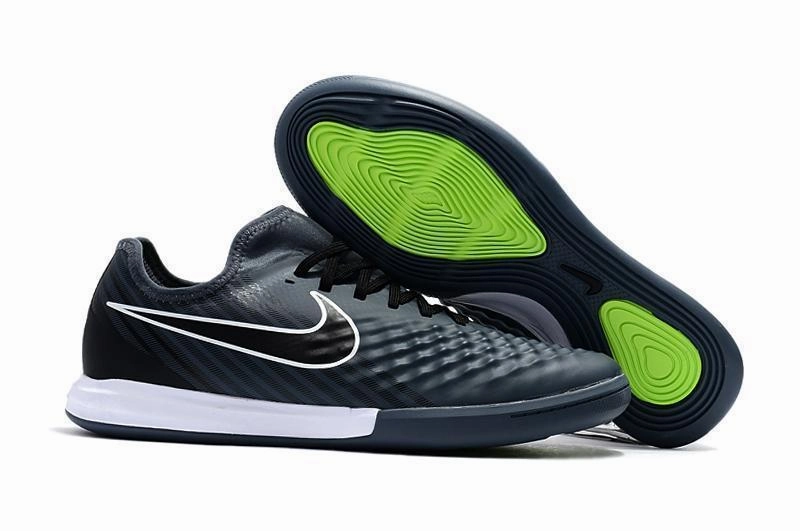 New Nike MagistaX Finale II IC Soccer Cleats Shoes Black Green Pronation Nike Shoes