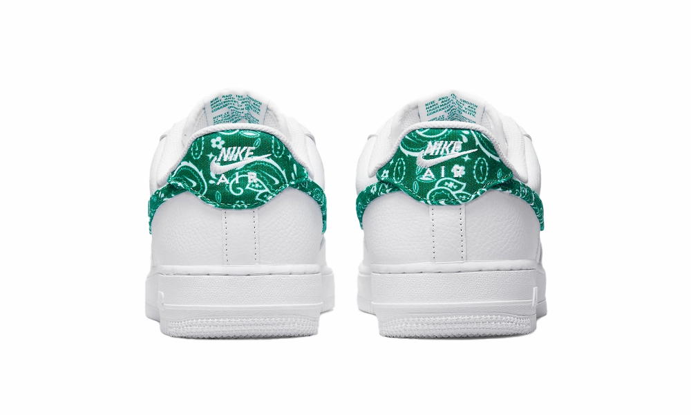 Good Running Shoes Nike Nike Air Force 1 Low '07 Essential White Green Paisley