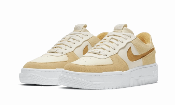Light Gray Nike Shoes Nike Air Force 1 Low Pixel Sail Tan