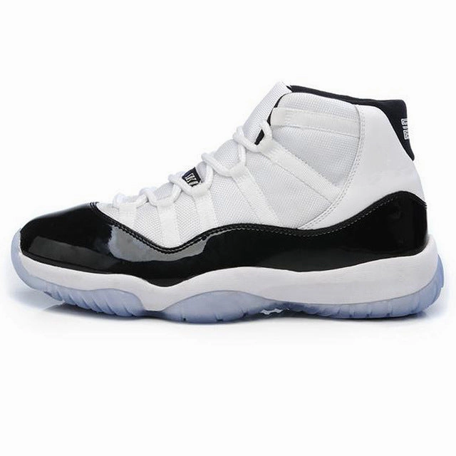 Nike AIR JORDAN 11 CONCORD GS Aj11 women's basketball shoes, white&black, shock absorption non-slip  wear-resistant  378038 107 Basketball Shoes 2023 Release Date