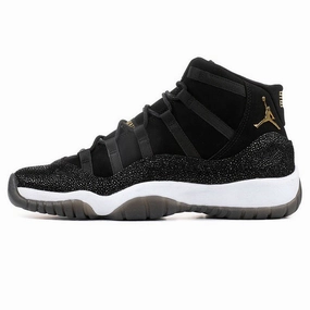 NIKE AIR JORDAN 11 PRM AJ11 Women's Basketball Shoes, Black, Shock Absorption  Non-slip  Balance  Abrasion Resistance 852625 030 Basketball Shoes Flat Feet