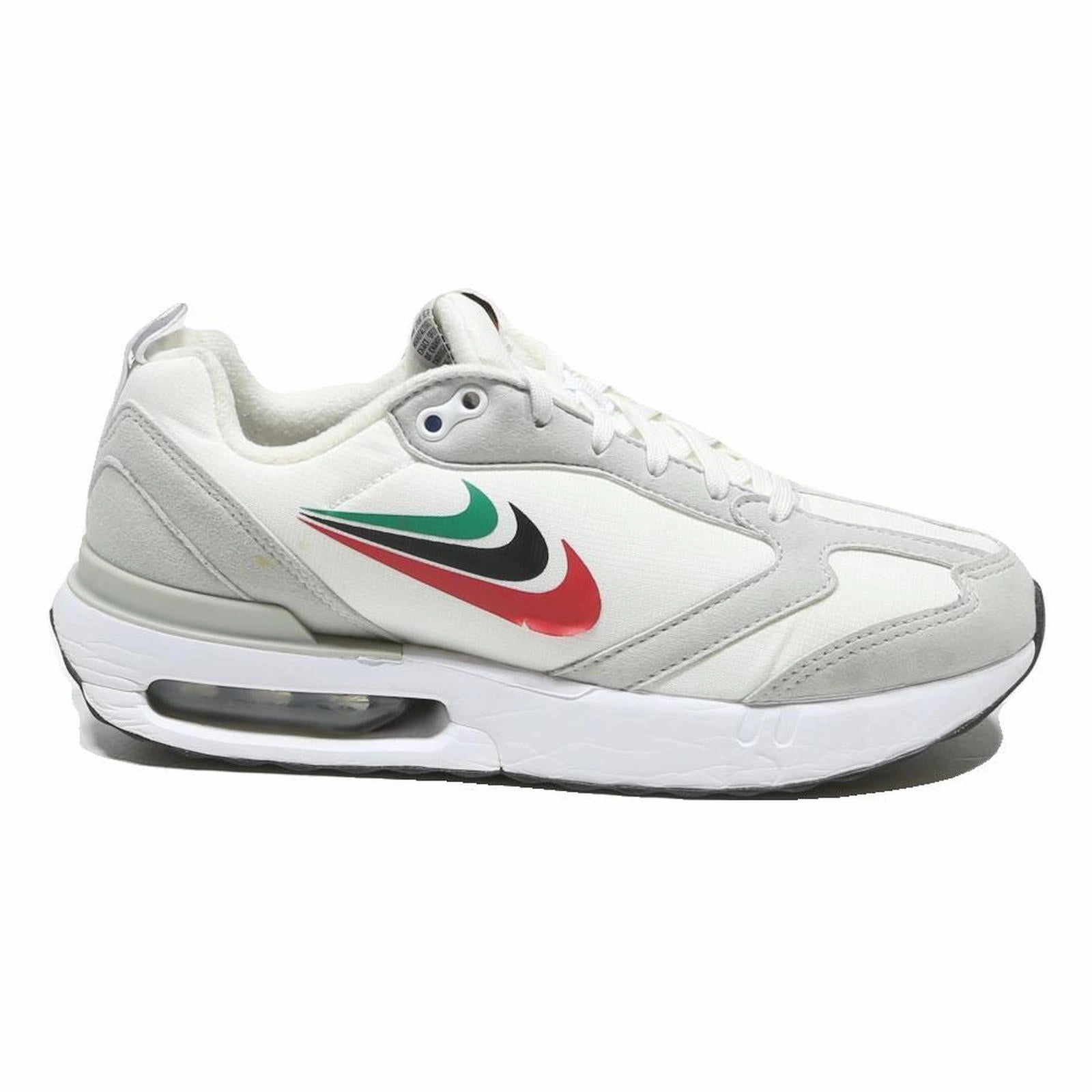 NIKE Air Max Boys Low Top Trainers White Grey Synthetic UK 4.5 Comfort Style Nike Zoom Running Shoes