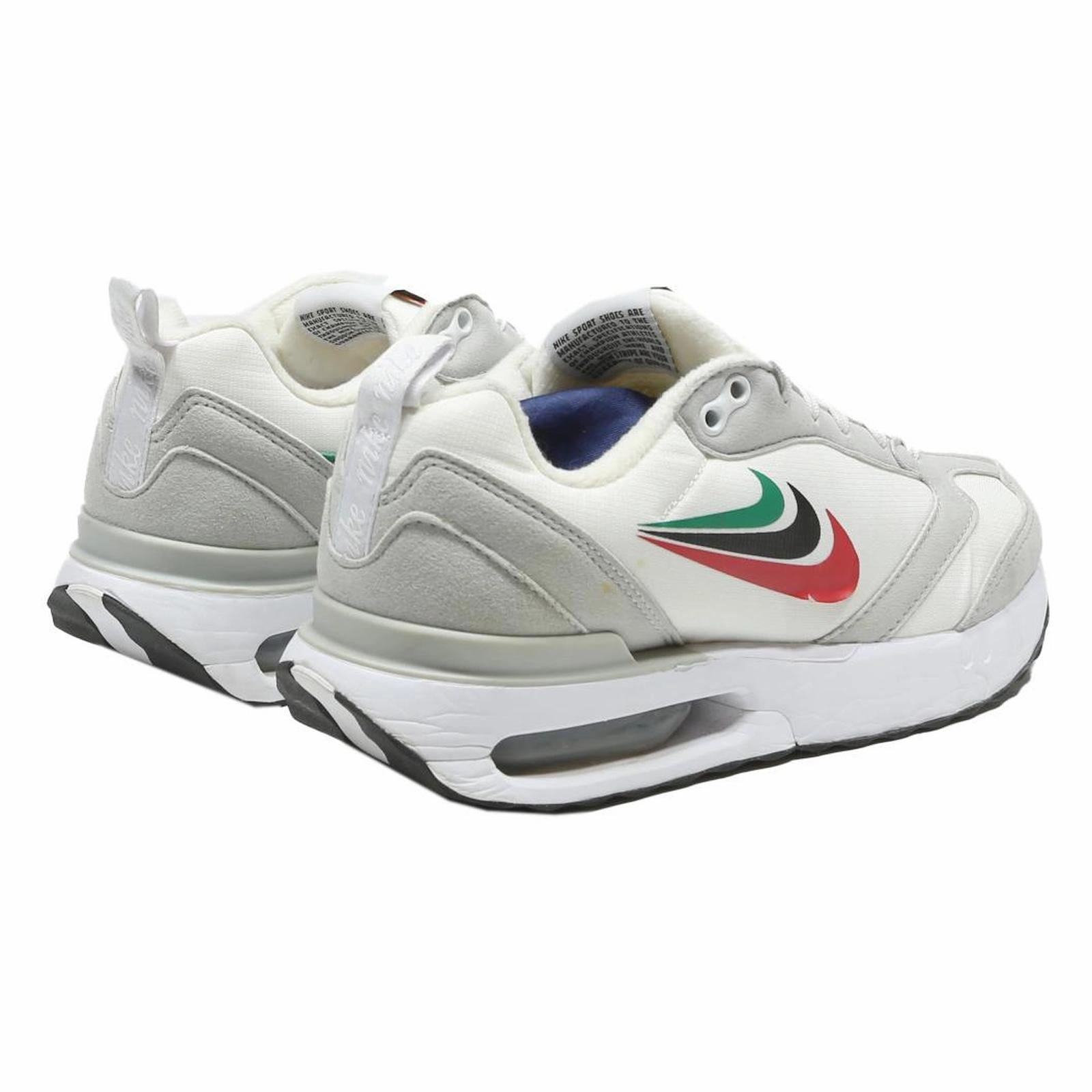 Grey Tennis Shoes Nike NIKE Air Max Boys Low Top Trainers White Grey Synthetic UK 4.5 Comfort Style