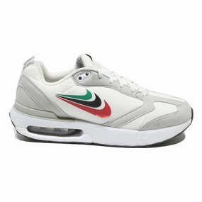 NIKE Air Max Boys Low Top Trainers White Grey Synthetic UK 4.5 Comfort Style Alabama Football Shoes Nike