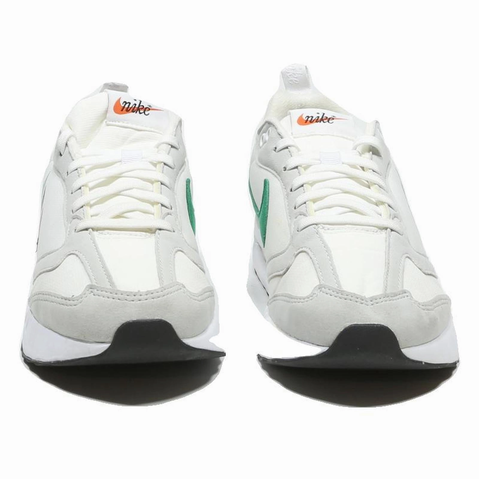Nike Low-top Sneakers Running Shoes NIKE Air Max Boys Low Top Trainers White Grey Synthetic UK 4.5 Comfort Style