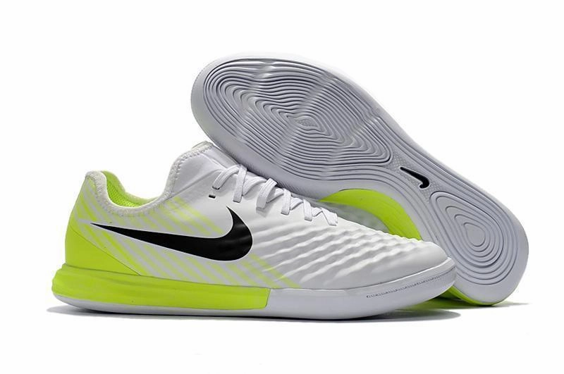 Nike MagistaX Finale II IC Soccer Shoes White Black Volt Design A Nike Shoe