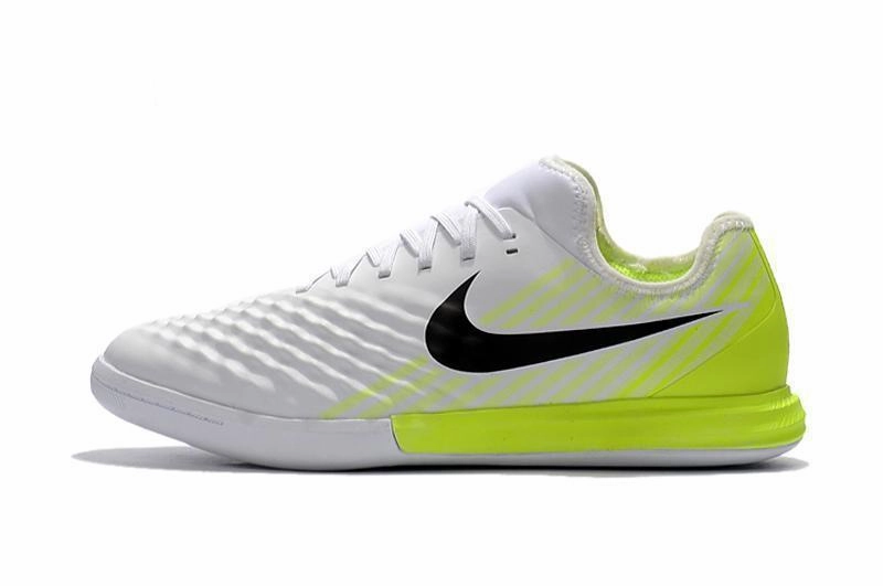 Nike MagistaX Finale II IC Soccer Shoes White Black Volt Gym Shoes Nike